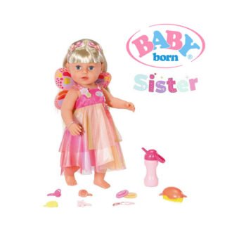 BABY Born lelle 830925 Soft Touch Unicorn Sister Doll 43 cm