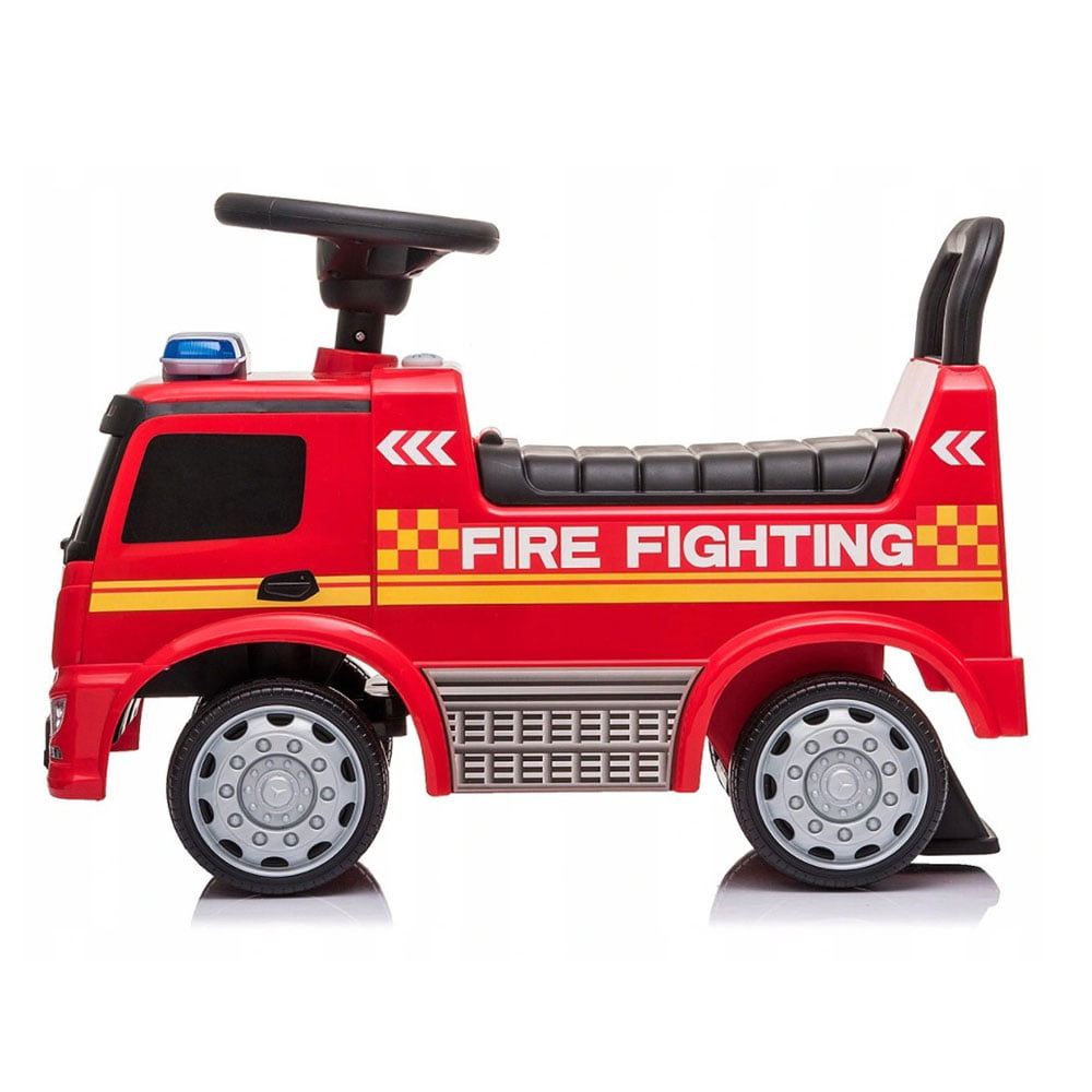 Детская толкательная пожарная машина мерседес