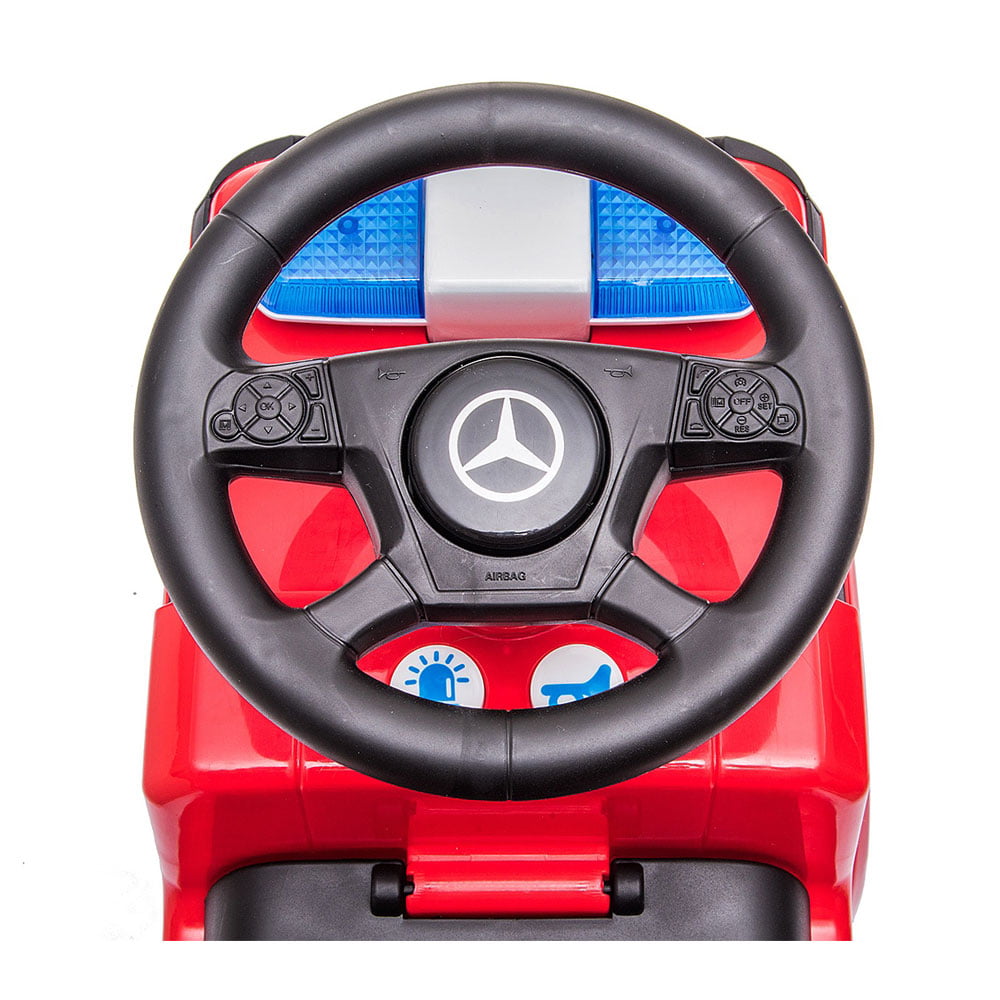 Детская толкательная пожарная машина Мерседес