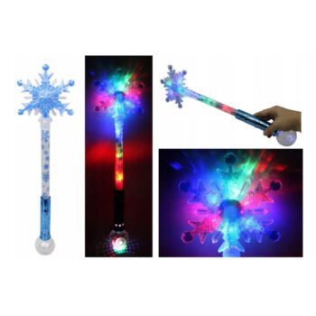 Светящаяся волшебная палочка снежинка