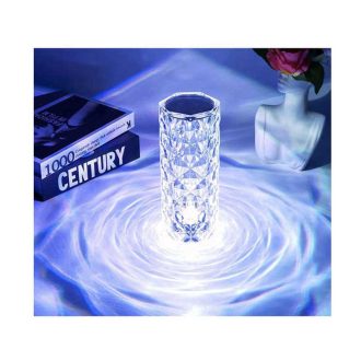 Led настольная лампа проекция розы