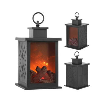 Декоративная фонарь с имитацией огня LED