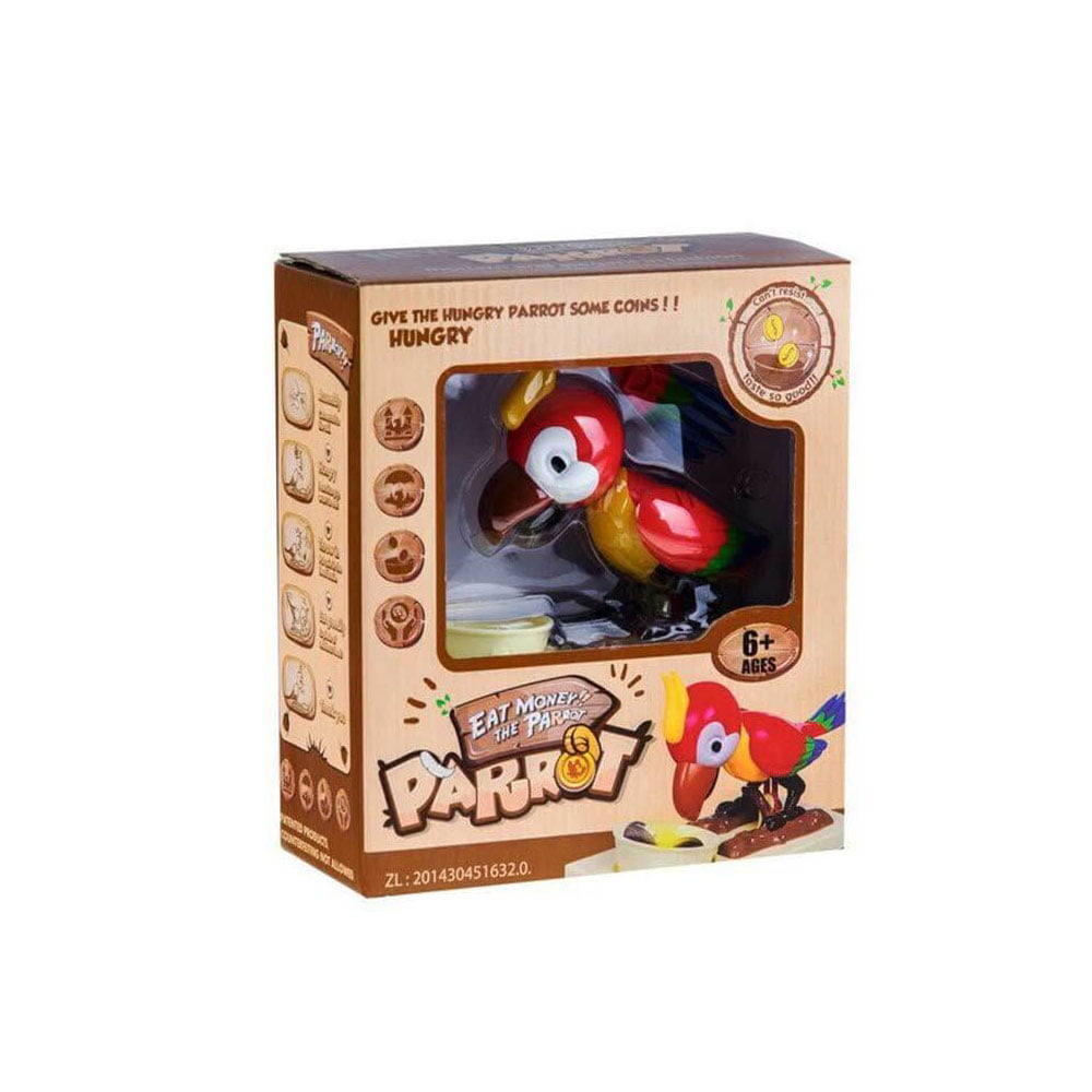 Копилка для монет с попугаем