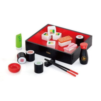 Rotaļu koka suši komplekts