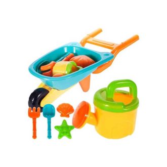 Игрушечная тележка с формочками