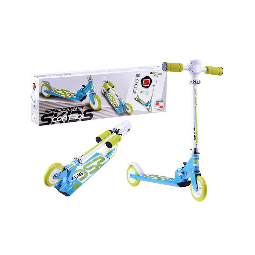 Детский самокат со спидометром Skids