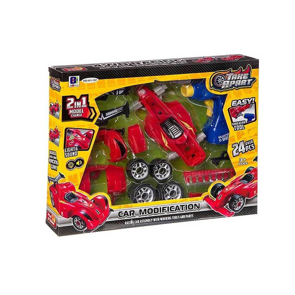 Игрушечная машина конструктор