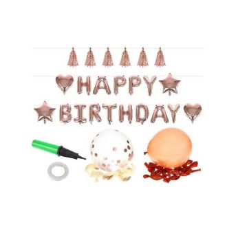 Украшение из шариков на день рождение Happy Birthday