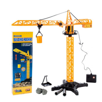 Rotaļu ceļamkrāns ar pulti