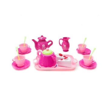Rotaļu tējas servīze bērnu trauku komplekts trauki lellēm