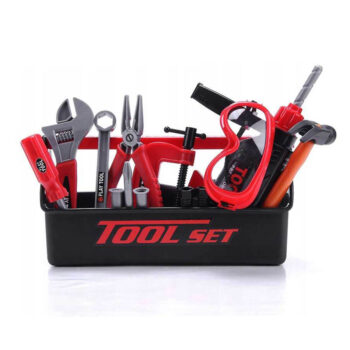 Bērnu darbarīku komplekts, rotaļu instrumenti.