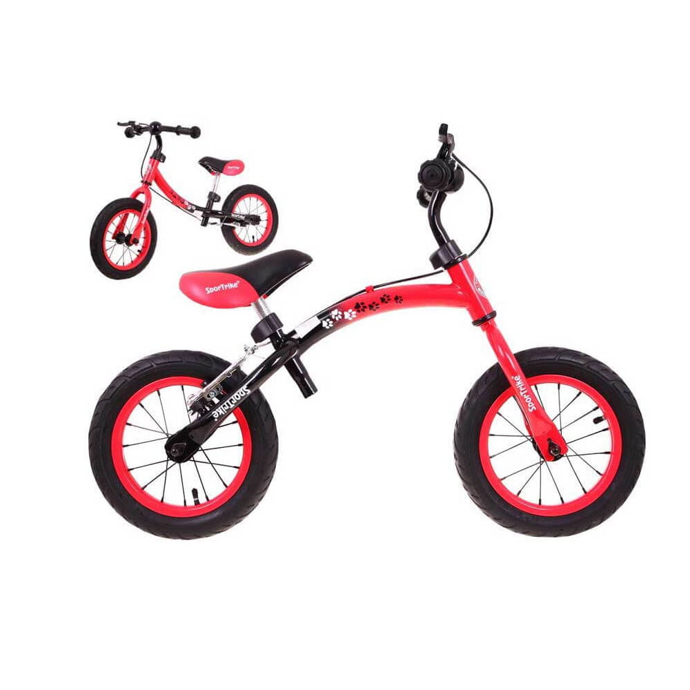 Детский балансовый велосипед беговел с надувными колёсами