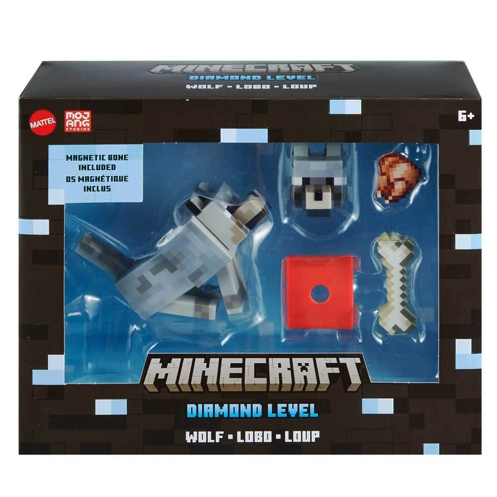 Майнкрафт Diamond Level фигурка Волка HLN41