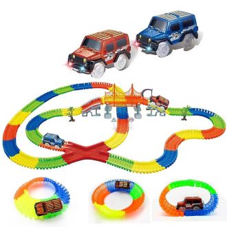 Трасса светящаяся в темноте Glow in the dark tracks 360 pcs