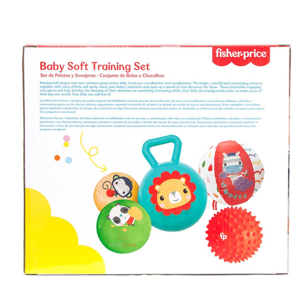 Fisher-Price Baby Soft Training погремушки и мягкие игрушки для малыша