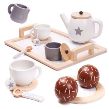 Rotaļu koka tējas servīze Classic