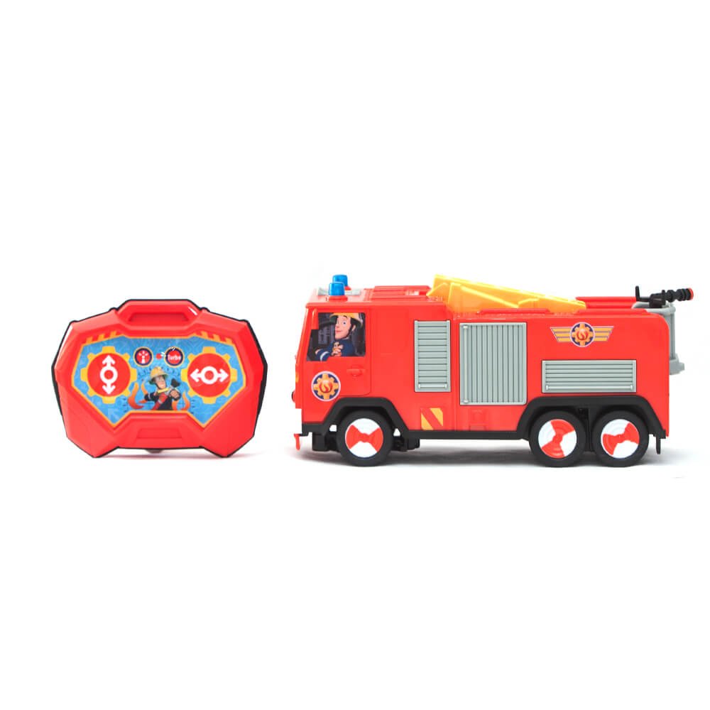 Radiovadāma ugunsdzēsēju mašīna, ugunsdzēsējs Sems Dickie Fireman Sam RC Turbo Jupiter