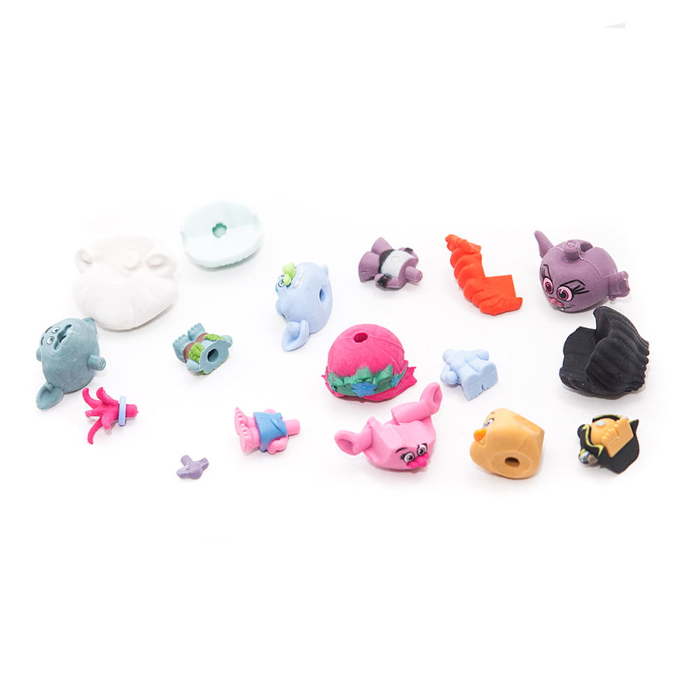 Набор фигурок ластиков Тролли