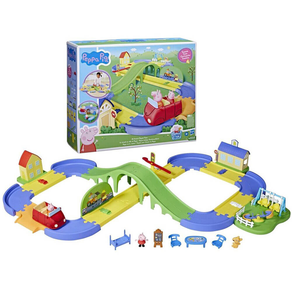 Игрушечная авто трасса свинка Пеппа Peppa Pig F4822 Hasbro
