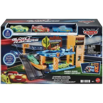 Auto trase (garāža) Disney and Pixar Cars Glow Racers Copper Canyon HPX75