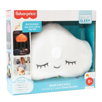 Bērnu miega rotaļlieta, mākonītis Twinkle And Cuddle Cloud Soother Fisher-Price GJD44