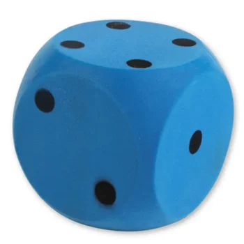 Lielais bērnu metamais kauliņš Blue