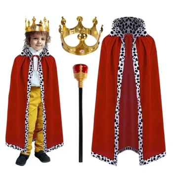 Karaļa bērnu kostīms ar kroni