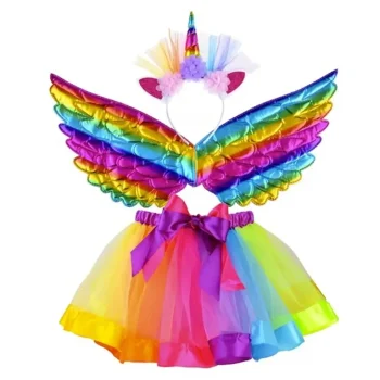 Vienradža bērnu kostīms Rainbow