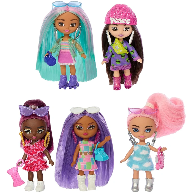 Куклы Барби Barbie Extra Mini Minis 5 HPN09