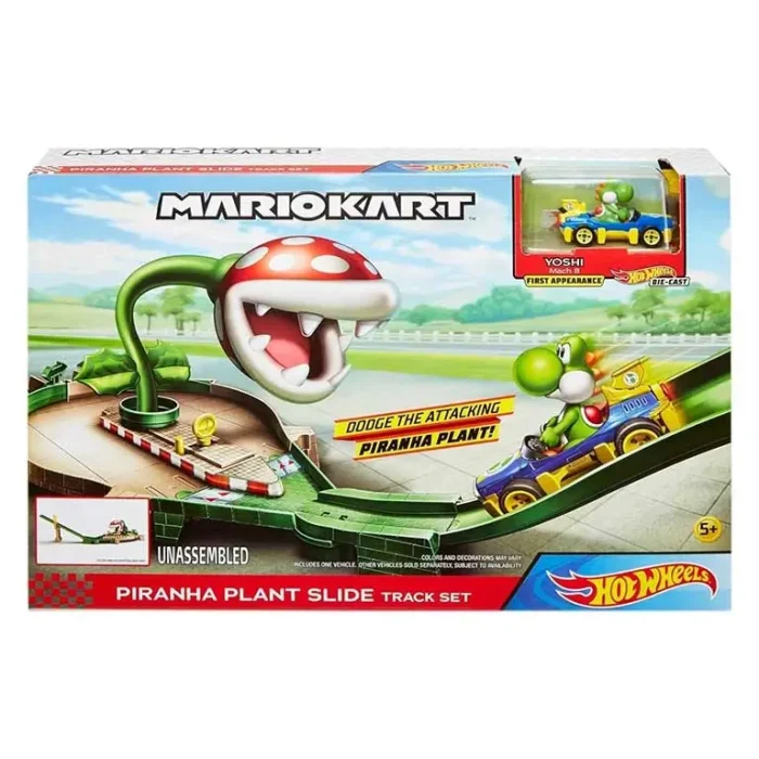 Hot Wheels Mario Kart autotrase Piranha Plant Slide GCP26 GFY47