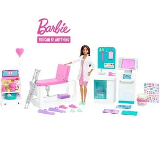 Кукла Барби врач Barbie Careers Fast Cast Clinic GTN61