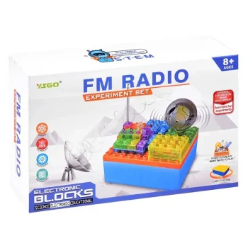 Bērnu elektroniskais konstruktors elektriķis Electronic Blocks FM Radio
