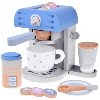 Деревянная игрушечная кофемашина