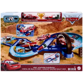 Disney And Pixar auto trase Cars Grc Jumping Raceway HXJ32