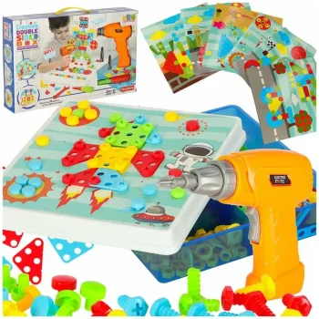 Bērnu konstruktors ar skrūvgriezi Creative Box 261 pcs