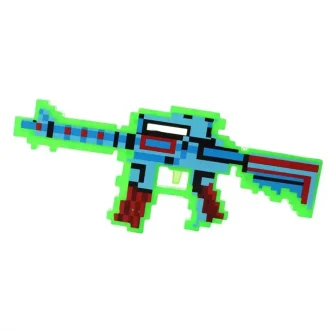 Rotaļu ierocis ar gaismām un skaņām Like Minecraft Green