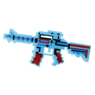 Rotaļu ierocis ar gaismām un skaņām Like Minecraft Blue