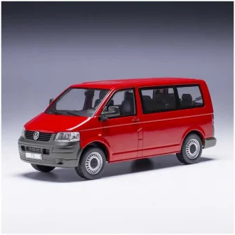 VW T5 Red 2003 mikroautobusa modelis 1:43 IXO