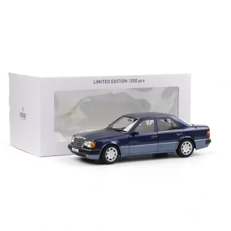 Mercedes-Benz 500E W124 1990 Blue модель автомобиля 1:18 Norev