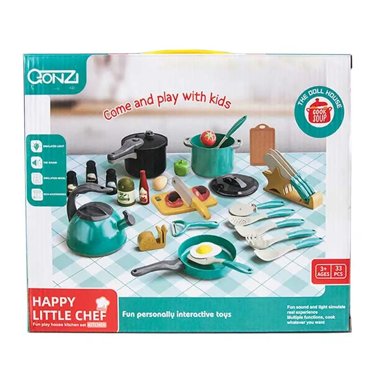 Rotaļu virtuves trauku komplekts, piederumi MixMax33