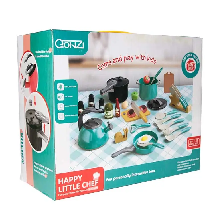 Rotaļu virtuves trauku komplekts, piederumi MixMax33