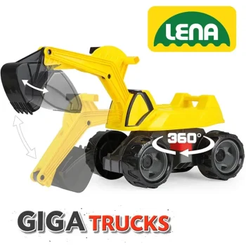 LENA Giga Trucks 02144 rotaļu ekskavators 68 cm