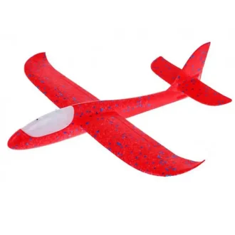 Bērnu LED putuplasta lidmašīna 48 cm Red