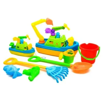 Pludmales rotaļlietas, rotaļu kuģis Large Boat