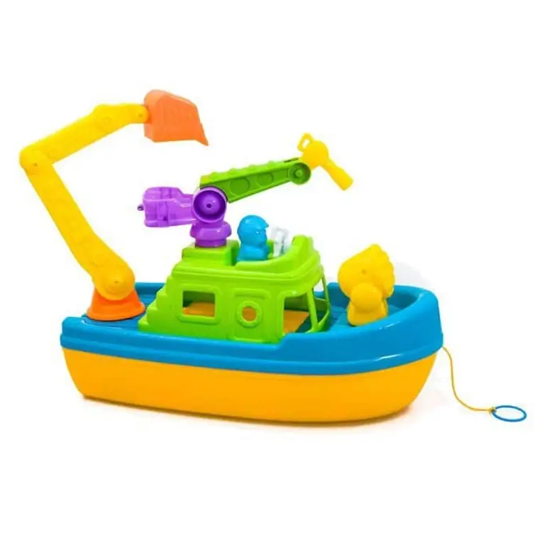 Pludmales rotaļlietas, rotaļu kuģis Large Boat