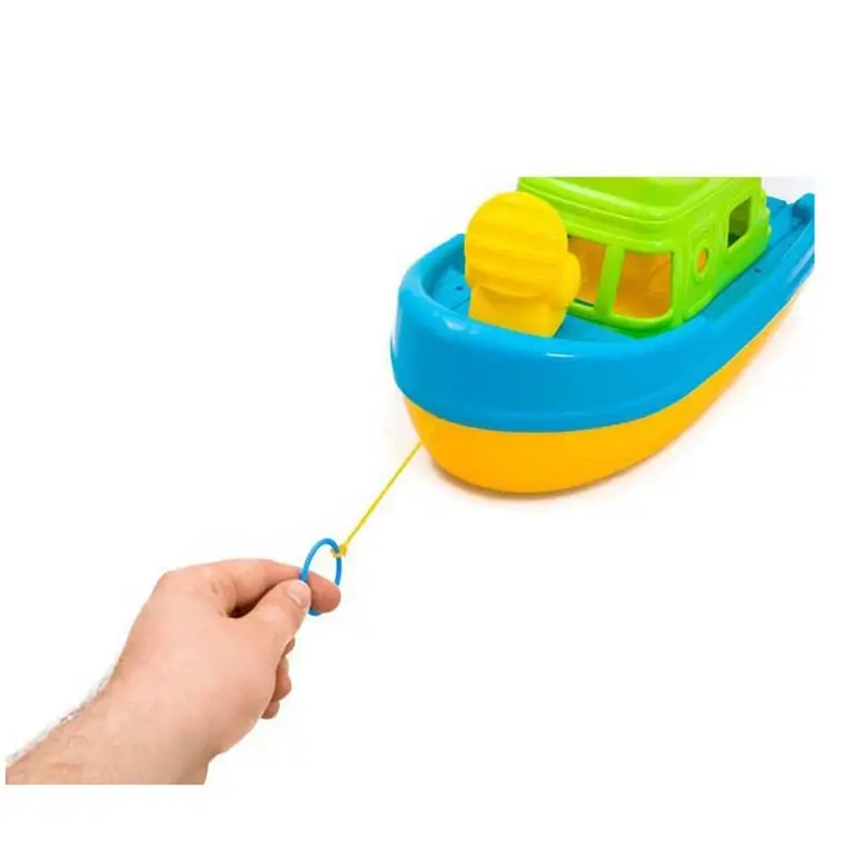 Pludmales rotaļlietas, rotaļu kuģis Large Boat