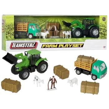 Teamsterz rotaļu ferma Farm Playset lauksaimniecības figūru komplekts
