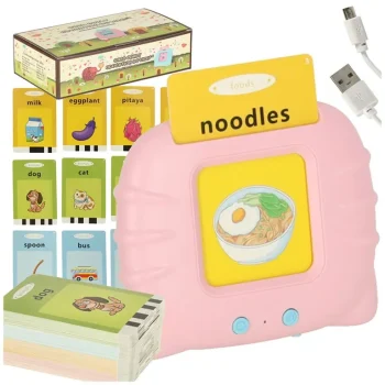 Angļu valodas karšu lasītājs Pink Card Early Education kartiņas