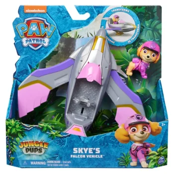 Paw Patrol Jungle Pups mašīna ar figūru Skye 6067778
