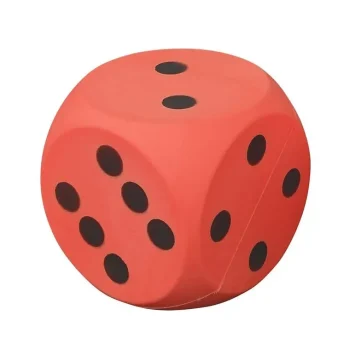 Lielais bērnu metamais kauliņš red